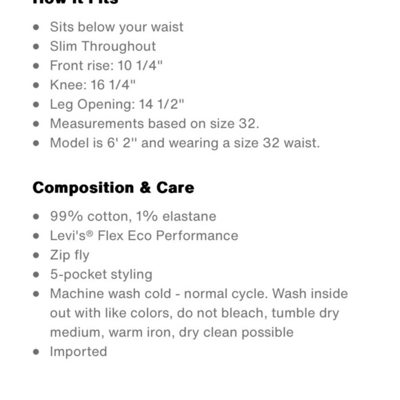 511 SLIM FIT LEVIS® FLEX MEN'S
JEANS new - Picture 8 of 9